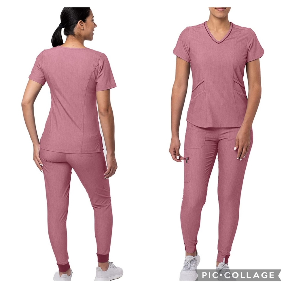 Scrubs (light red/burgundy)